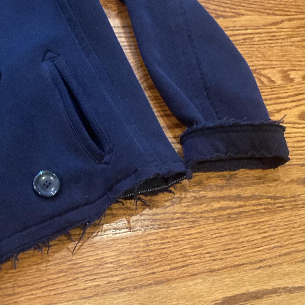 Gap Navy Double Breasted Style Jacket - image 3